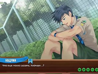 Game&colon; Friends Camp&comma; threaten 58 - A frank conversation with Natsumi &lpar;russian voiceover&rpar;